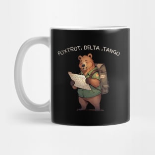 FDT Resist Bear, Anti Trump, National Parks Forest Service - Foxtrot Delta Tango Mug